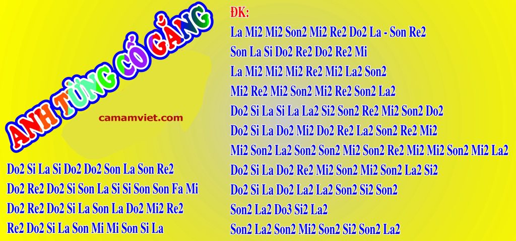 Cảm âm Anh Từng Cố Gắng
