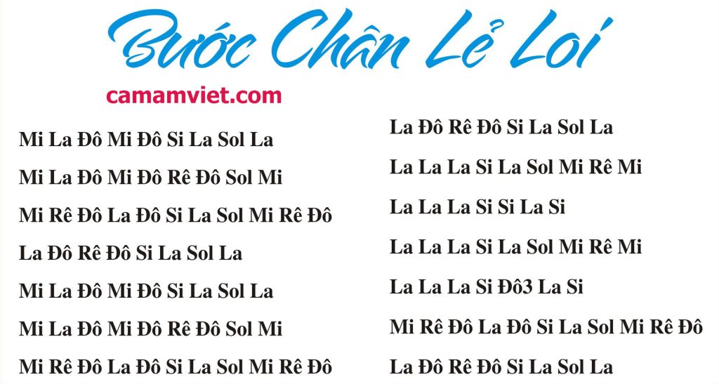 Cảm âm BƯỚC CHÂN LẺ LOI