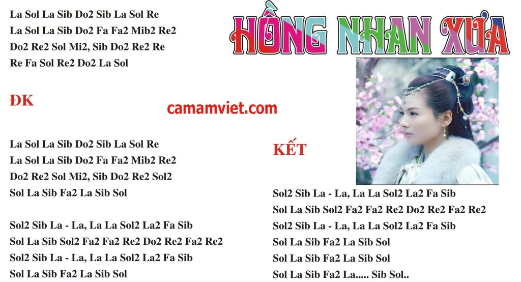 Cảm âm HỒNG NHAN XƯA