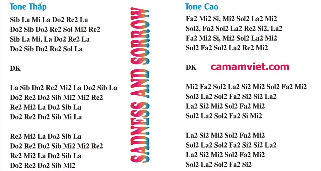 Cảm âm SADNESS AND SORROW