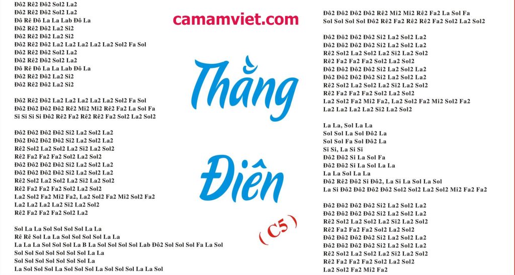 Cảm âm THẰNG ĐIÊN
