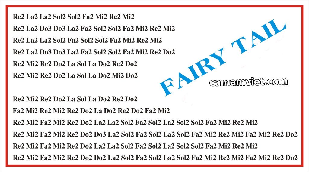 Cảm âm fairy tail