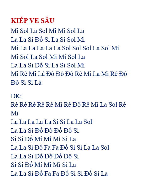 Cảm âm KIẾP VE SẦU